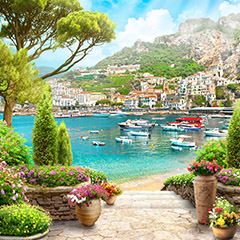 Chủ đề tranh Phong Cảnh Địa Trung Hải - Thư viện tranh