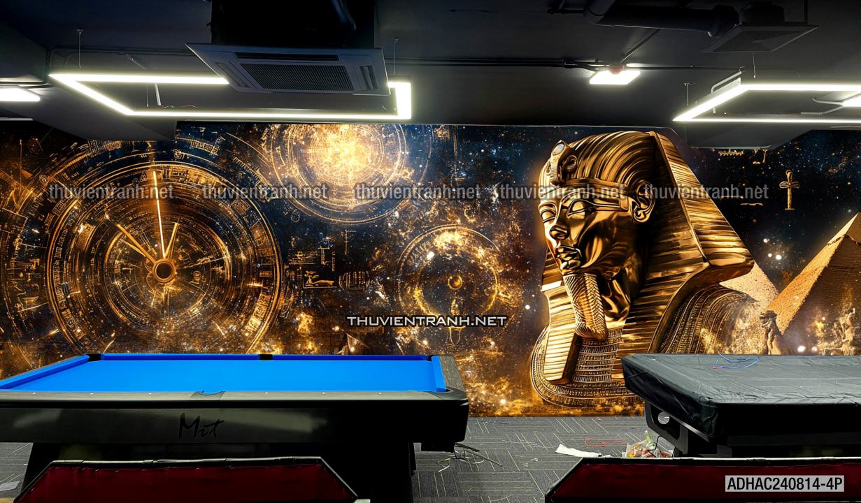 Tranh dán tường AI CẬP cho quán Bi-a - Tranh tường chất lượng cao