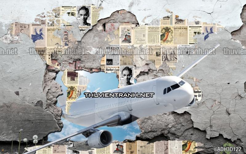 Tranh 3D , Tranh dán tường - Tranh tường chất lượng cao