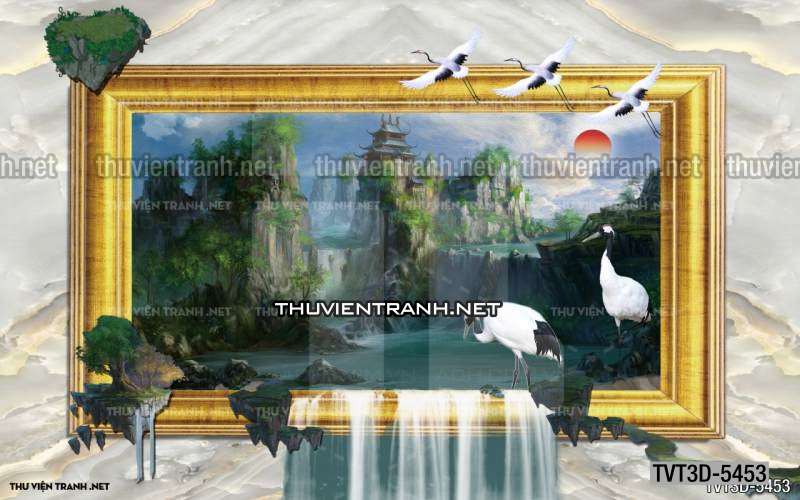 Tranh 3D , Tranh dán tường - Tranh tường chất lượng cao