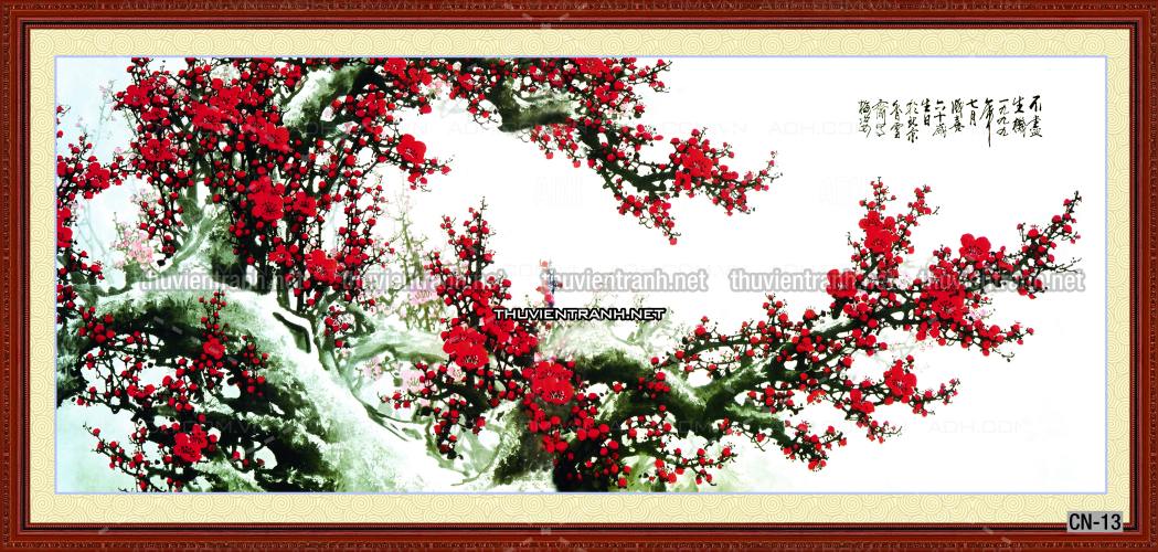 Tranh trang trí, tranh vẽ phong Cách Thủy mặc - Tranh tường chất lượng cao