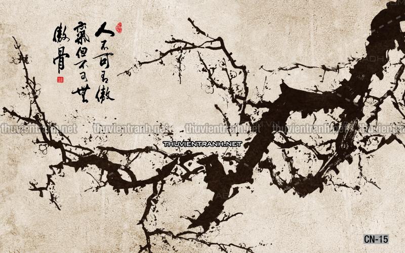 Tranh trang trí, tranh vẽ phong Cách Thủy mặc - Tranh tường chất lượng cao