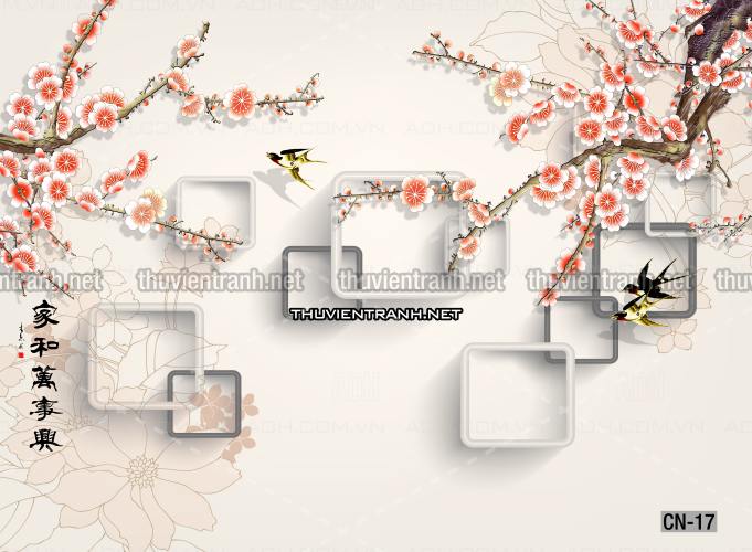 Tranh trang trí, tranh vẽ phong Cách Thủy mặc - Tranh tường chất lượng cao