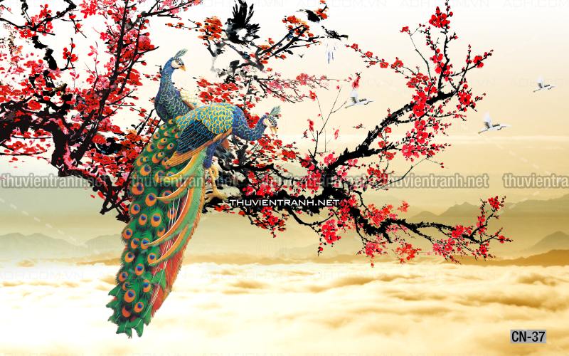 Tranh trang trí, tranh vẽ phong Cách Thủy mặc - Tranh tường chất lượng cao