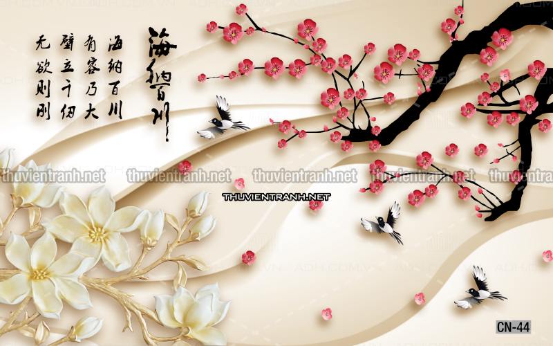 : Tranh trang trí, tranh vẽ phong Cách Thủy mặc - Tranh tường chất lượng cao