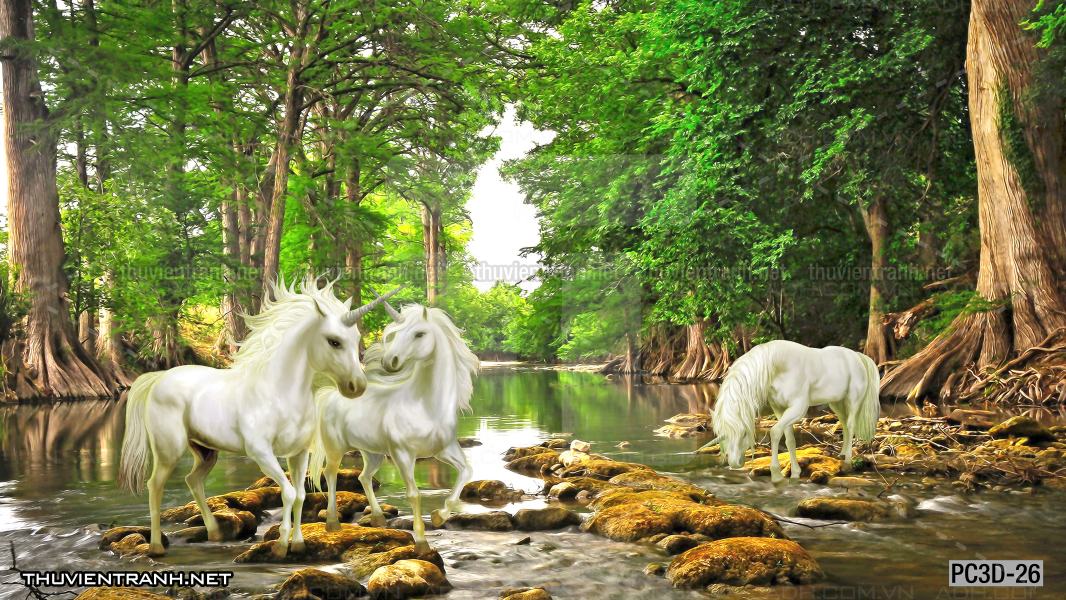Tranh Phong cảnh 3D, Tranh phong cảnh hữu tình, phong cảnh đẹp - Tranh tường chất lượng cao