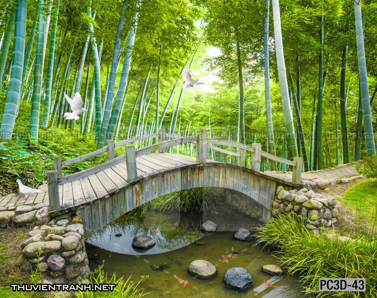 Tranh Phong cảnh 3D, Tranh phong cảnh hữu tình, phong cảnh đẹp - Tranh tường chất lượng cao