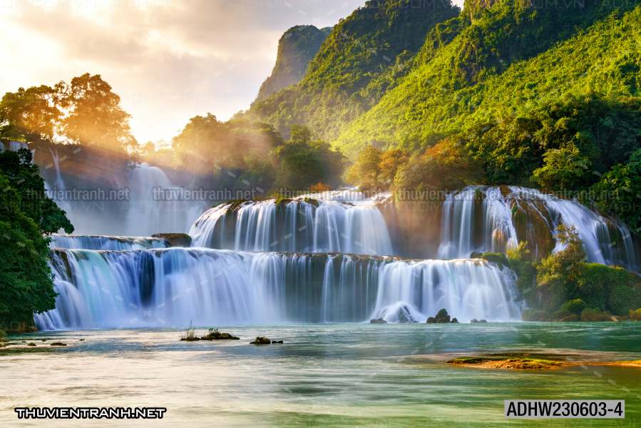Tranh thác nước, phong cảnh thác nước, thiên nhiên đẹp - Tranh tường chất lượng cao