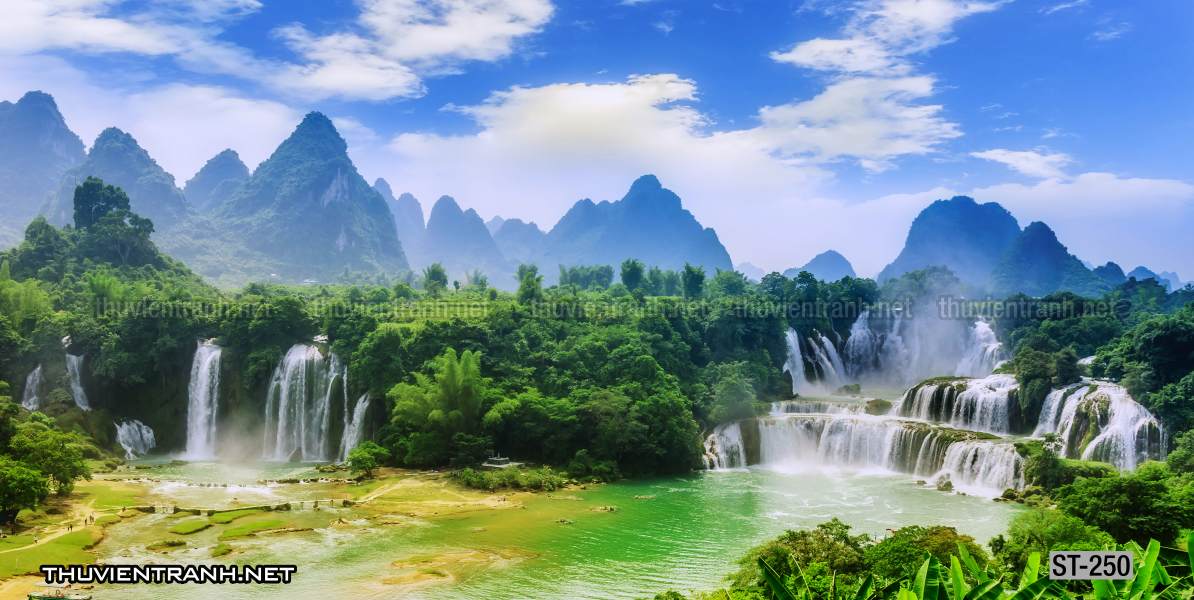 Tranh thác nước, phong cảnh thác nước, thiên nhiên đẹp - Tranh tường chất lượng cao