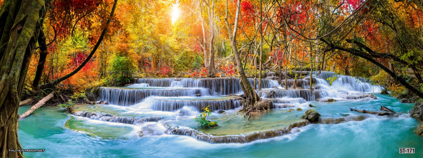 Tranh thác nước, phong cảnh thác nước, thiên nhiên đẹp - Tranh tường chất lượng cao