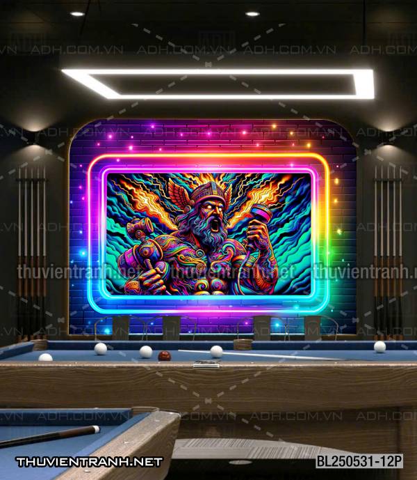  Tranh fantasy kỳ ảo trang trí quán bi-a, club billiard - Tranh tường chất lượng cao