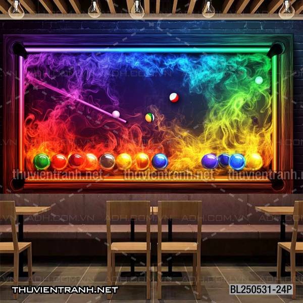  Tranh fantasy kỳ ảo trang trí quán bi-a, club billiard - Tranh tường chất lượng cao