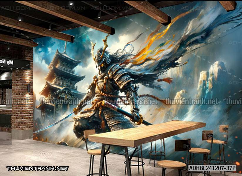 Tranh fantasy kỳ ảo trang trí quán bi-a, club billiard - Tranh tường chất lượng cao