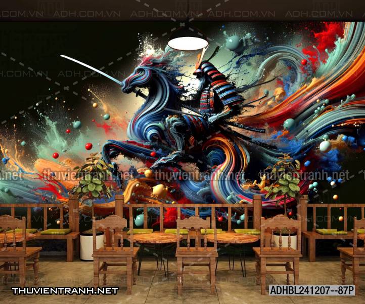 Tranh fantasy kỳ ảo trang trí quán bi-a, club billiard - Tranh tường chất lượng cao