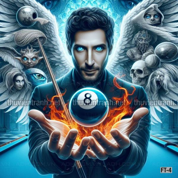  Tranh fantasy kỳ ảo trang trí quán bi-a, club billiard - Tranh tường chất lượng cao