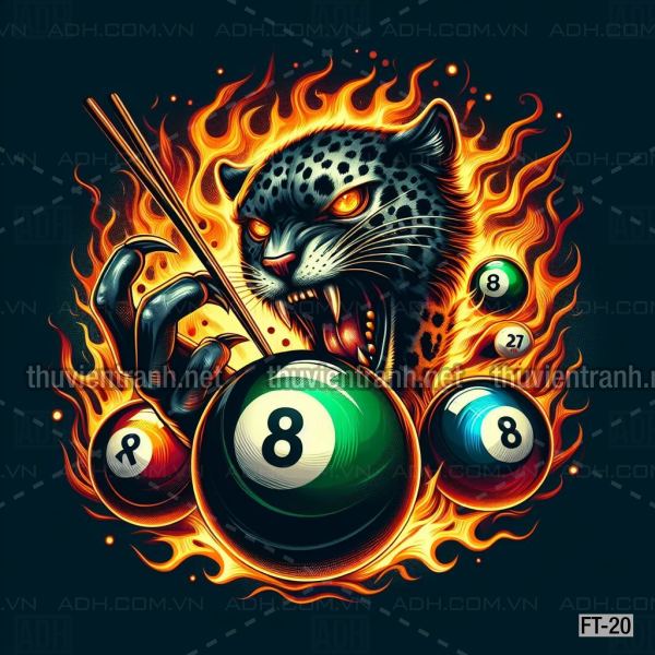  Tranh fantasy kỳ ảo trang trí quán bi-a, club billiard - Tranh tường chất lượng cao
