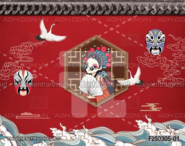 Tranh dán tường Quán ăn- Lẩu nướng - Tranh tường chất lượng cao