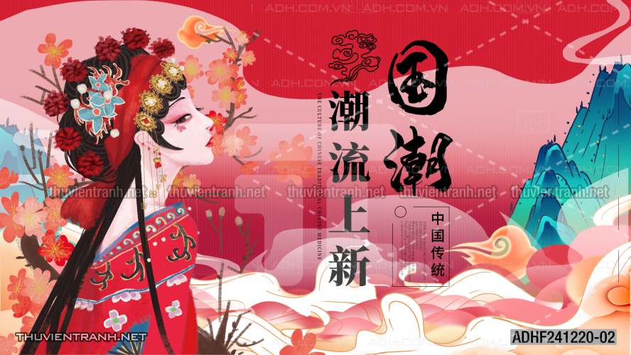 Tranh dán tường quán ăn lẩu nướng - Tranh tường chất lượng cao