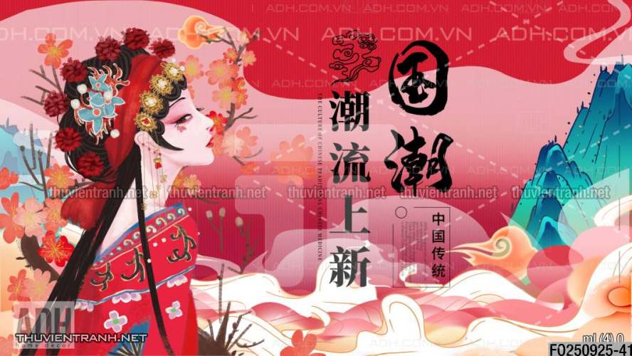 Tranh dán tường quán ăn lẩu nướng - Tranh tường chất lượng cao