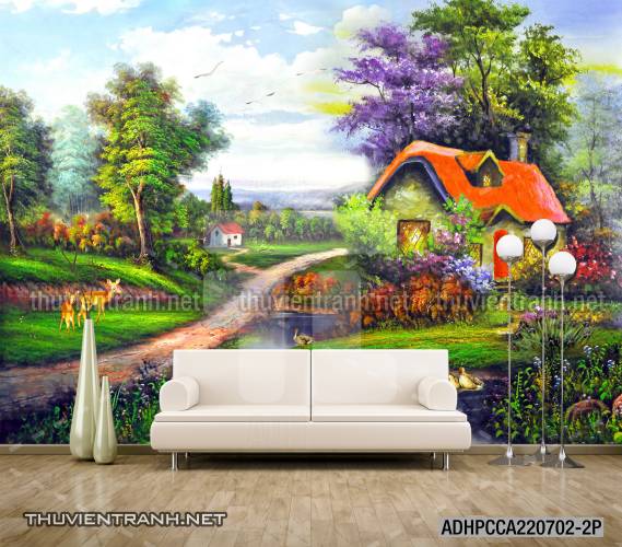  Tranh dán tường Phong cảnh Châu âu - Tranh tường chất lượng cao