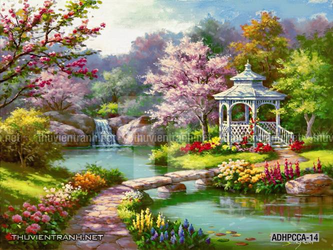  Phong cảnh Châu âu, Tranh vẽ Phong Cảnh Châu Âu - Tranh tường chất lượng cao