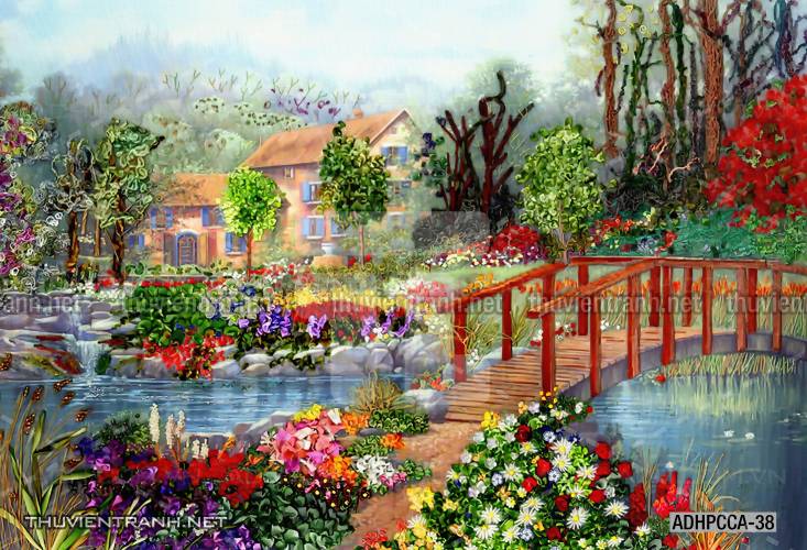  Phong cảnh Châu âu, Tranh vẽ Phong Cảnh Châu Âu - Tranh tường chất lượng cao
