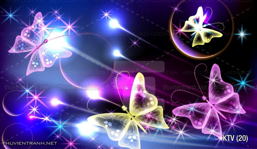 Tranh dán tường quán Karaoke - Tranh tường chất lượng cao