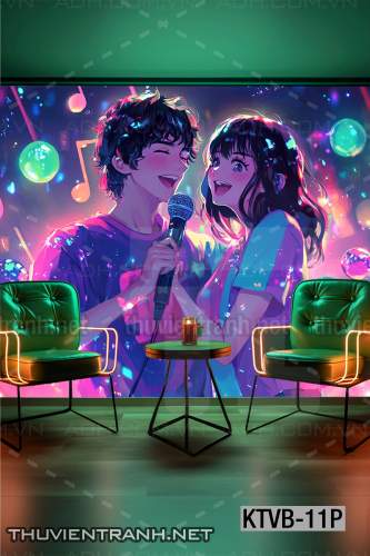  Tranh dán tường quán Karaoke,  tranh dán tường MUSIC BOX - Tranh tường chất lượng cao