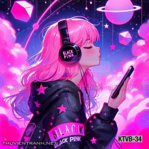  Tranh dán tường quán Karaoke,  tranh dán tường MUSIC BOX - Tranh tường chất lượng cao