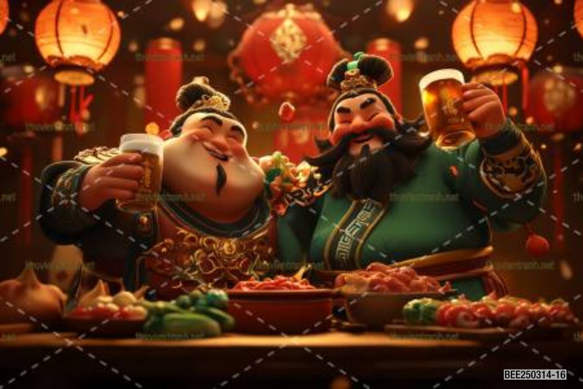 Tranh dán tường Quán Bia- Quán Nhậu- Quán lẩu, nướng, quán ăn - Tranh tường chất lượng cao