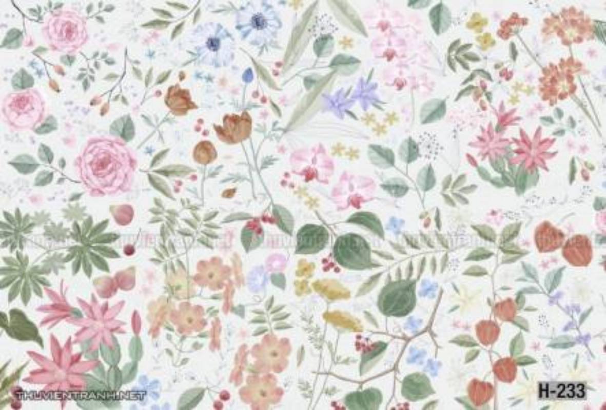 Tranh dán tường hoa - Tranh tường chất lượng cao