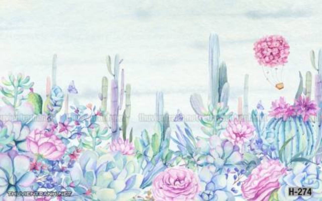 Tranh dán tường hoa - Tranh tường chất lượng cao