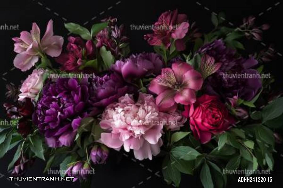 Tranh dán tường hoa - Tranh tường mới cập nhật