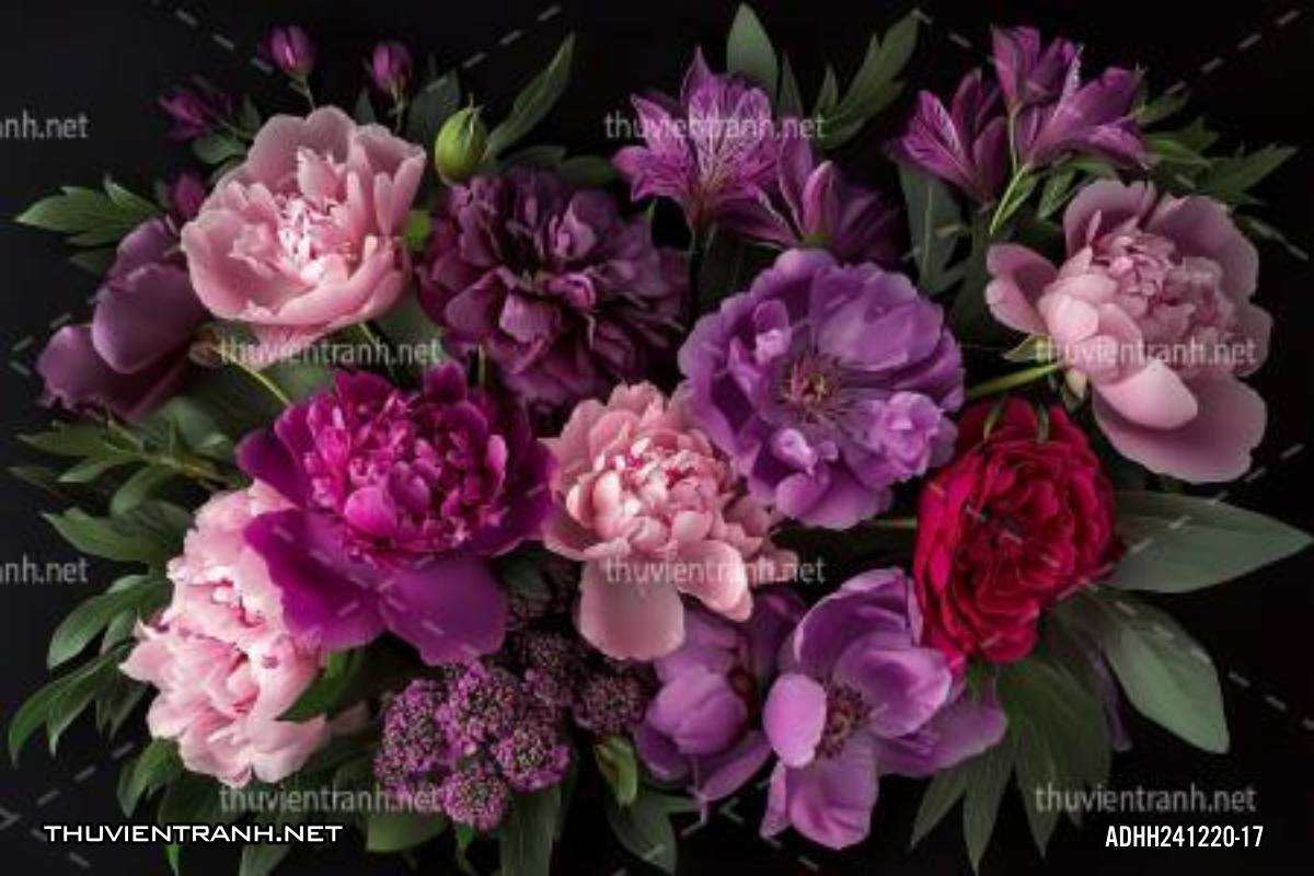 Tranh dán tường hoa - Tranh tường mới cập nhật