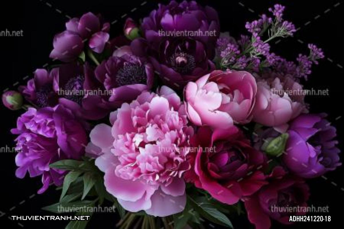 Tranh dán tường hoa - Tranh tường mới cập nhật