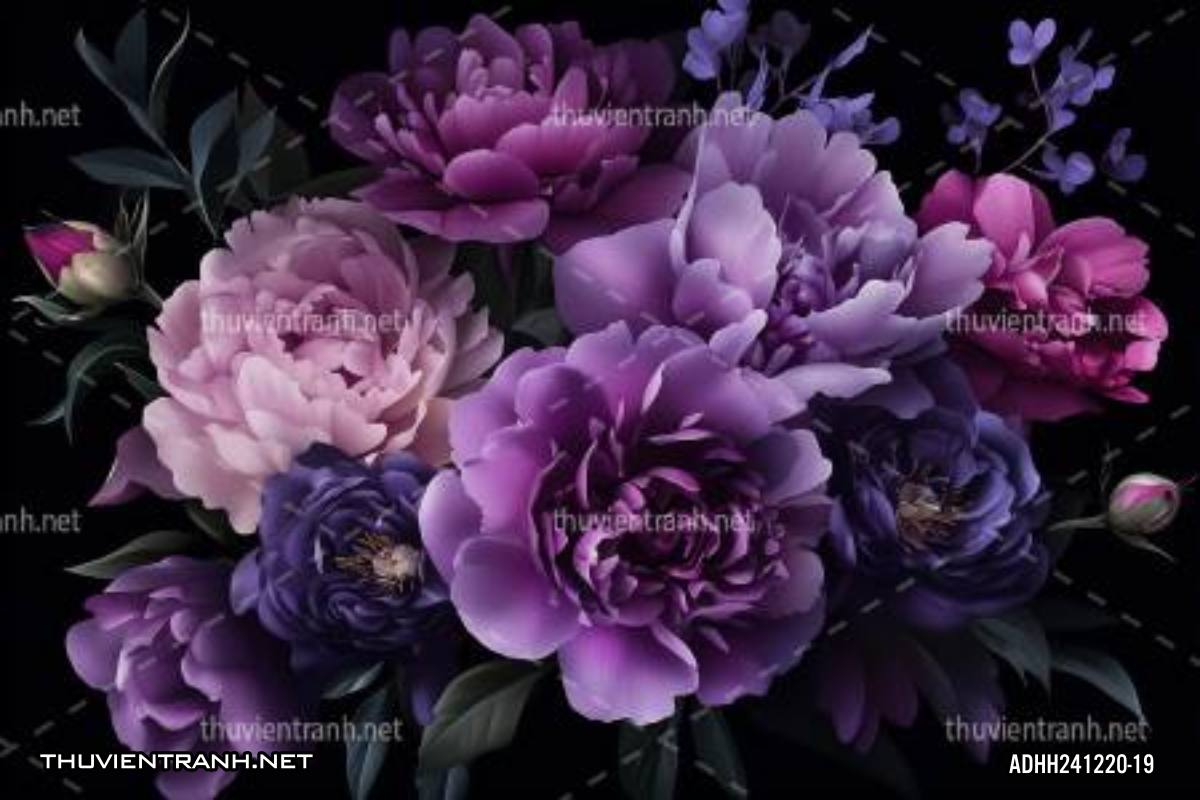 Tranh dán tường hoa - Tranh tường mới cập nhật