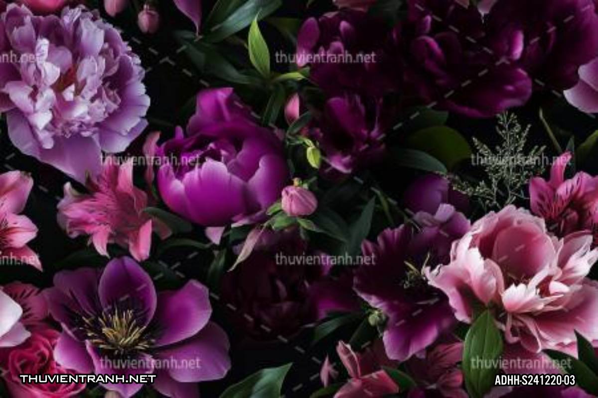 Tranh dán tường hoa - Tranh tường mới cập nhật