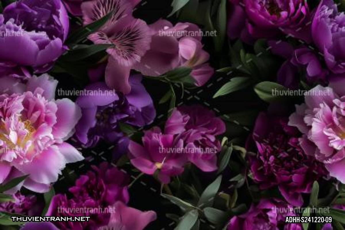 Tranh dán tường hoa. - Tranh tường mới cập nhật