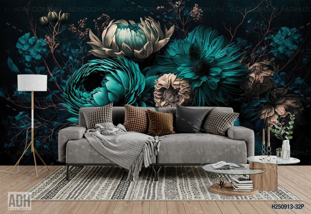 Tranh dán tường hoa - Tranh tường chất lượng cao