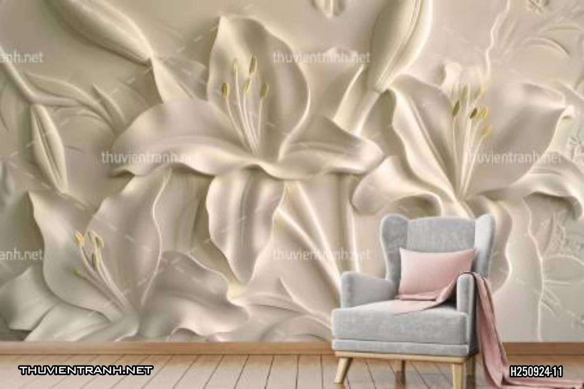 Tranh dán tường hoa - Tranh tường chất lượng cao