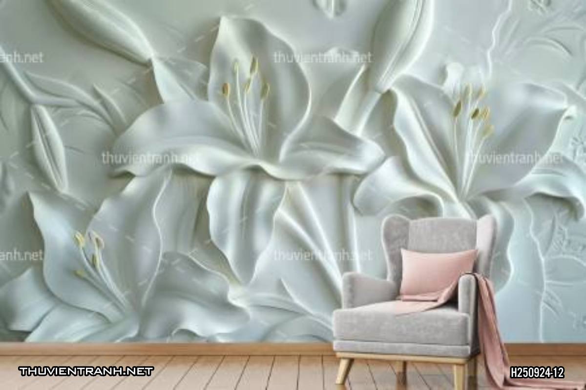 Tranh dán tường hoa - Tranh tường chất lượng cao