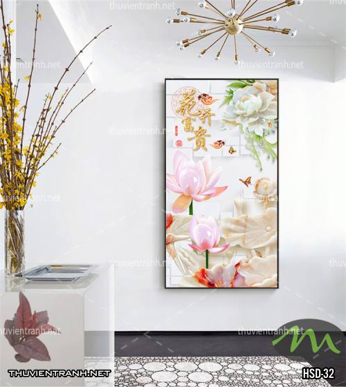  Tranh dán tường Hoa Sen Khổ Đứng - Kết quả tìm kiếm tranh tường