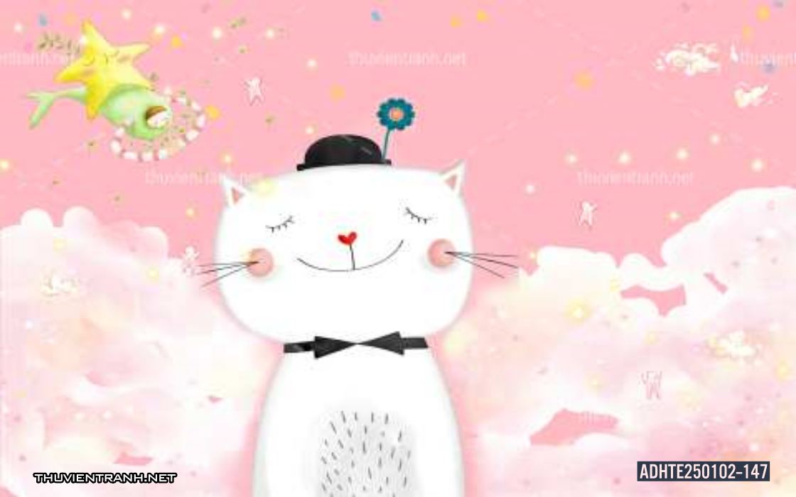 Nền tường trẻ em, tranh dán tường phòng cho bé - Tranh tường chất lượng cao