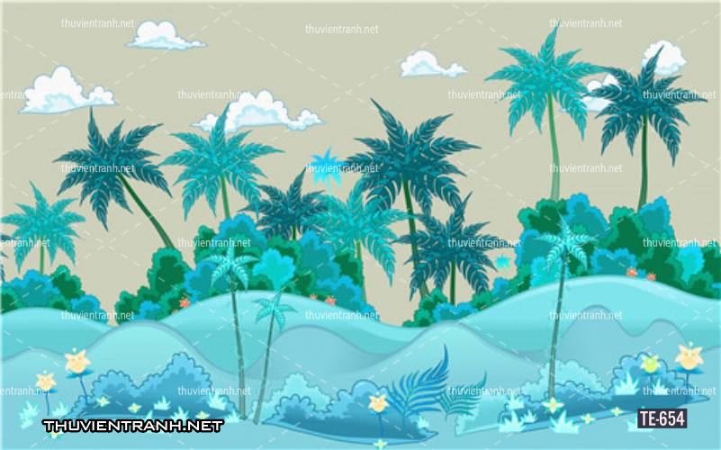 Tranh dán tường trẻ em - Tranh tường chất lượng cao