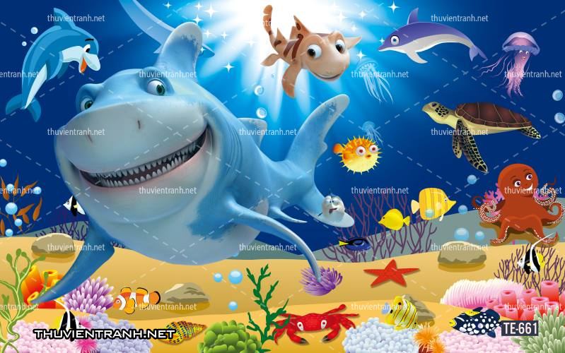 Tranh dán tường trẻ em - Tranh tường chất lượng cao