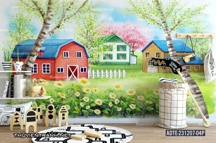 Tranh dán tường phòng cho  trẻ em - Kết quả tìm kiếm tranh tường