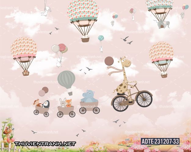 Tranh dán tường phòng cho  trẻ em - Tranh tường chất lượng cao