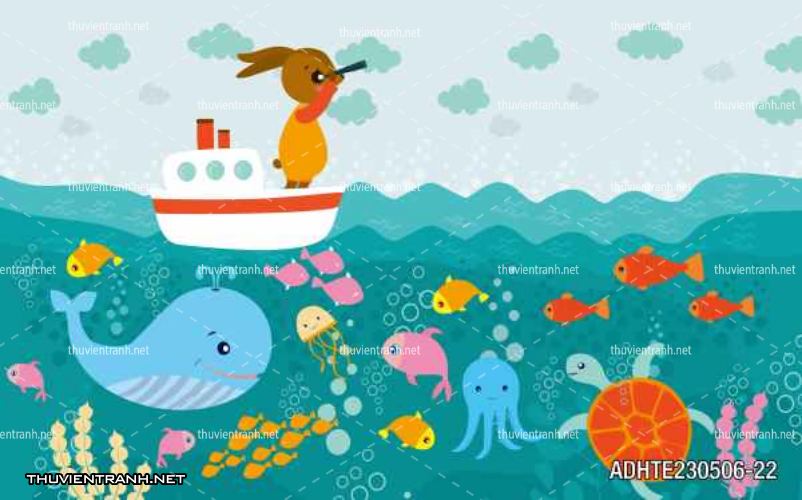 Tranh dán tường phòng cho  trẻ em - Tranh tường chất lượng cao