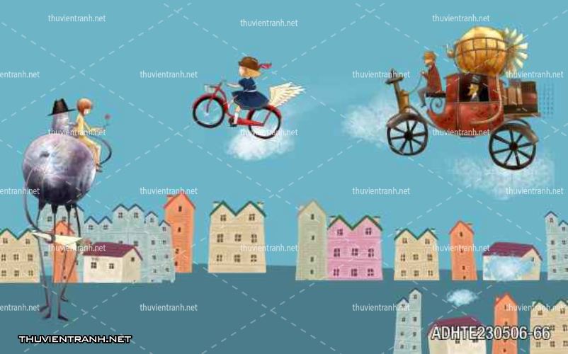  Tranh dán tường phòng cho  trẻ em - Tranh tường chất lượng cao