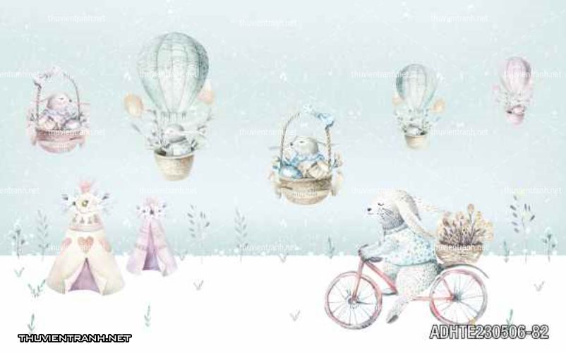  Tranh dán tường phòng cho  trẻ em - Tranh tường chất lượng cao